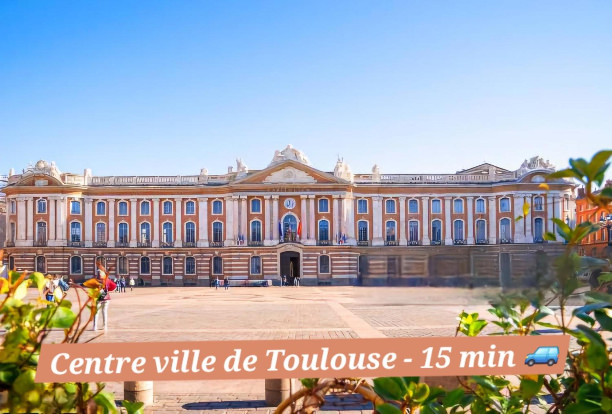 T2 Havre De Paix 2 A 4 P - Terrasse - Parking - Piscine - Salle Sport - Tennis Toulouse Eksteriør bilde